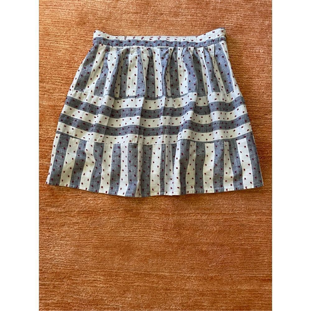 OLIVE+OAK cotton mini skirt